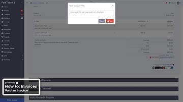 How to: Void an invoice - PaidToday 2021