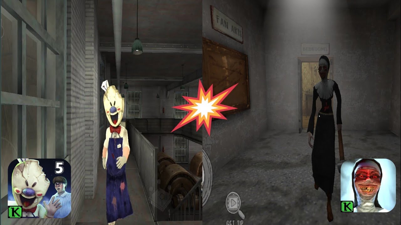 Ice Scream 5 vs Evil Nun jumpscare 🤯