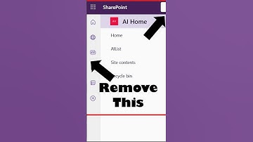 Simple Remove ALL SharePoint Navigation #sharepoint #sharepointonline