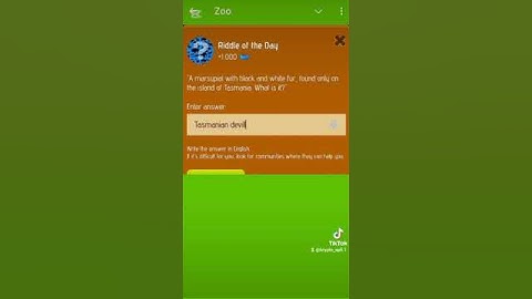 riddle of day #zoo #riddle #telegram