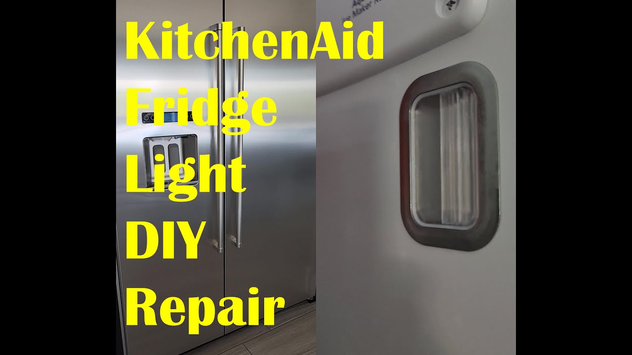 kbfs25e light bulb replacing kitchen aid refrigerator