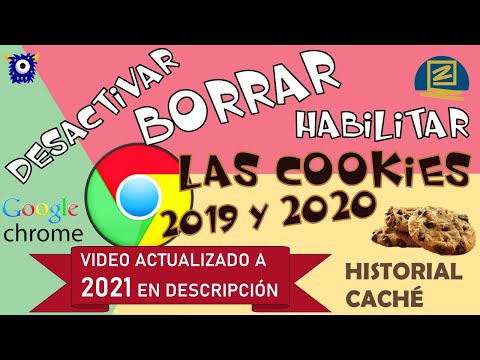 Video: Cómo Desactivar Las Cookies