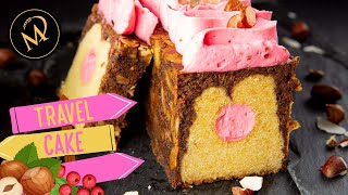 Gefüllter Travel Cake mit Johannisbeeren - Kuchen mal anders