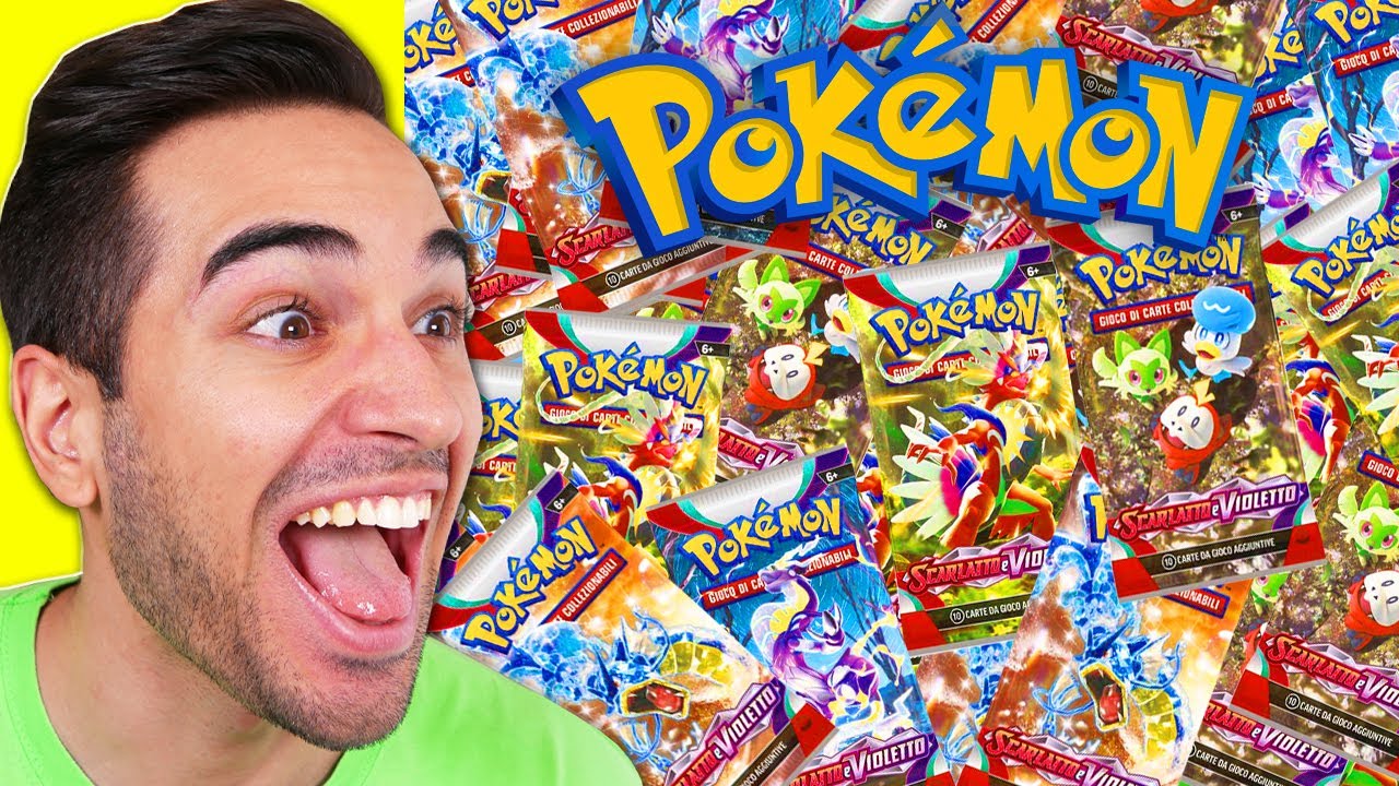 APRO UN BOX DA 36 BUSTINE DI CARTE POKEMON