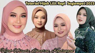 Cocok untuk Wisuda dan Lamaran!! Tutorial Hijab Lilit Segi Empat Rapi dan simpel tahan lama 2023