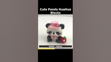Panda HuaHua K244 Mini Blocks Preview #lego #brick #miniblock #nanoblock