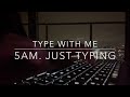 Late Night Typing with City Lights | 40 Mins of Pure Keyboard Sounds