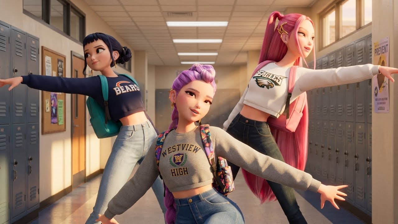 Golden Dance Performance – US High School Style x Zoo | KPop Demon Hunters Remix