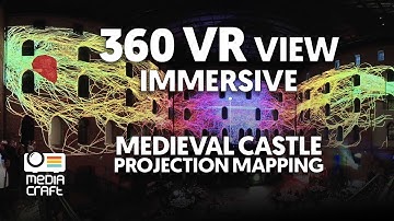 Immersive 360° Projection Mapping at the Historic Gniew Castle Poland VR Experience by MediaCraft.pl