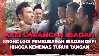 Viral! Aksi Pembubaran Ibadah GKPI di Tangerang, Satu Orang Bawa Sajam | OneNews Update
