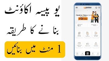 upaisa account banane ka tarika | How to Create Upaisa Mobile Account
