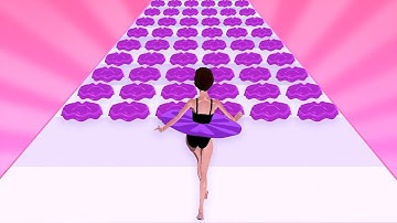 BALLERINA 3D Game All Levels Gameplay Part 1 (ios, android)
