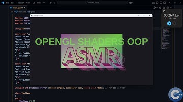 Silent Coding ASMR — C++ Shader Class & Color Harmony Raylib + OpenGL