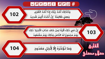 اجمل تلاوة تسمعها مؤثرة جدا❤صلاح مصلى