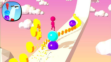 Stack Rider - Balls Gameplay All Levels Android, ios ( Levels 2425 - 2440 )