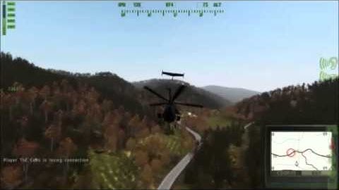 Awesome Chase/DogFight in Arma II: DayZ mod little bird vs huey + biplane