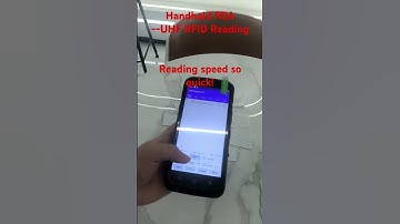 #Handheld #PDA--#UHF #RFID Reading, speed so quick!