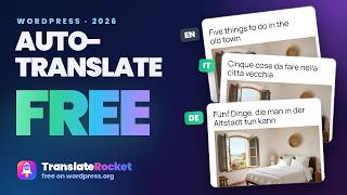 How to Auto-Translate WordPress for Free (2026) — Whole Site, AI, No Paid Plan