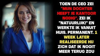 Download Lagu Toen de CEO mijn kantoor aan zijn dochter gaf, nam ik alles | Bedrijfswraak MP3