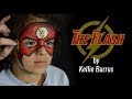 The Flash Face Paint Design Video by Kellie Burrus