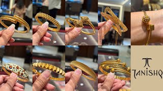 Tanishq Latest Single D Bracelet Bangle Design Tanishq D Bracelet Bangle Collection