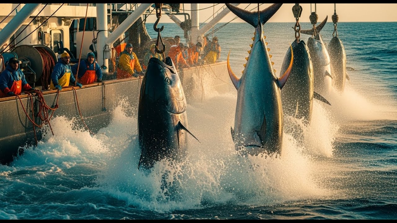 How Fishermen Catch Thousands of Bluefin Tuna in One Net