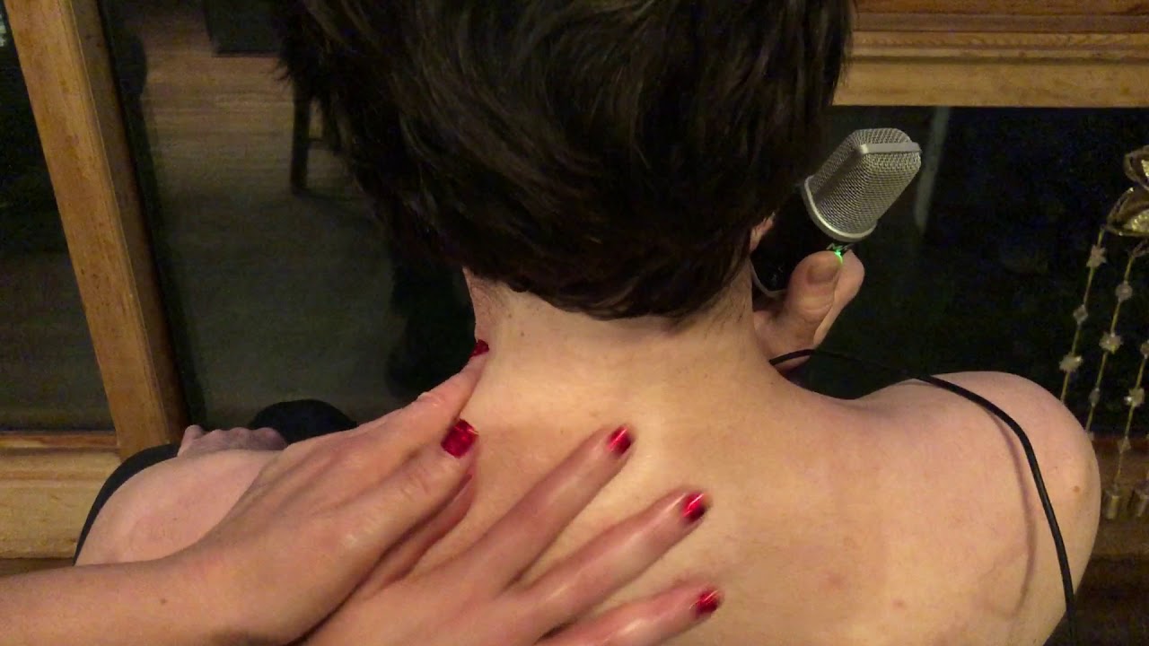 ASMR Back Brushing & Shoulder Massage YouTube