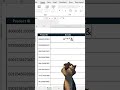 Excel Barcode Magic Trick
