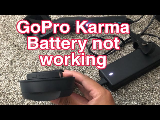 GoPro Karma Battery not Charging YouTube