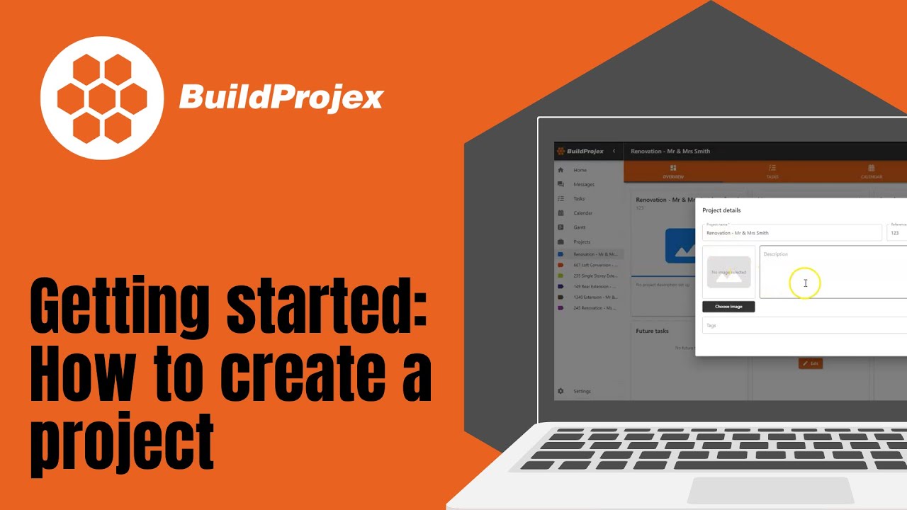 Getting Started: How to create a project in BuildProjex - YouTube