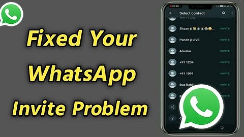 How to Fixed WhatsApp Invite Problem | WhatsApp Invite Problem Solve | Fix WhatsApp Invite Problem