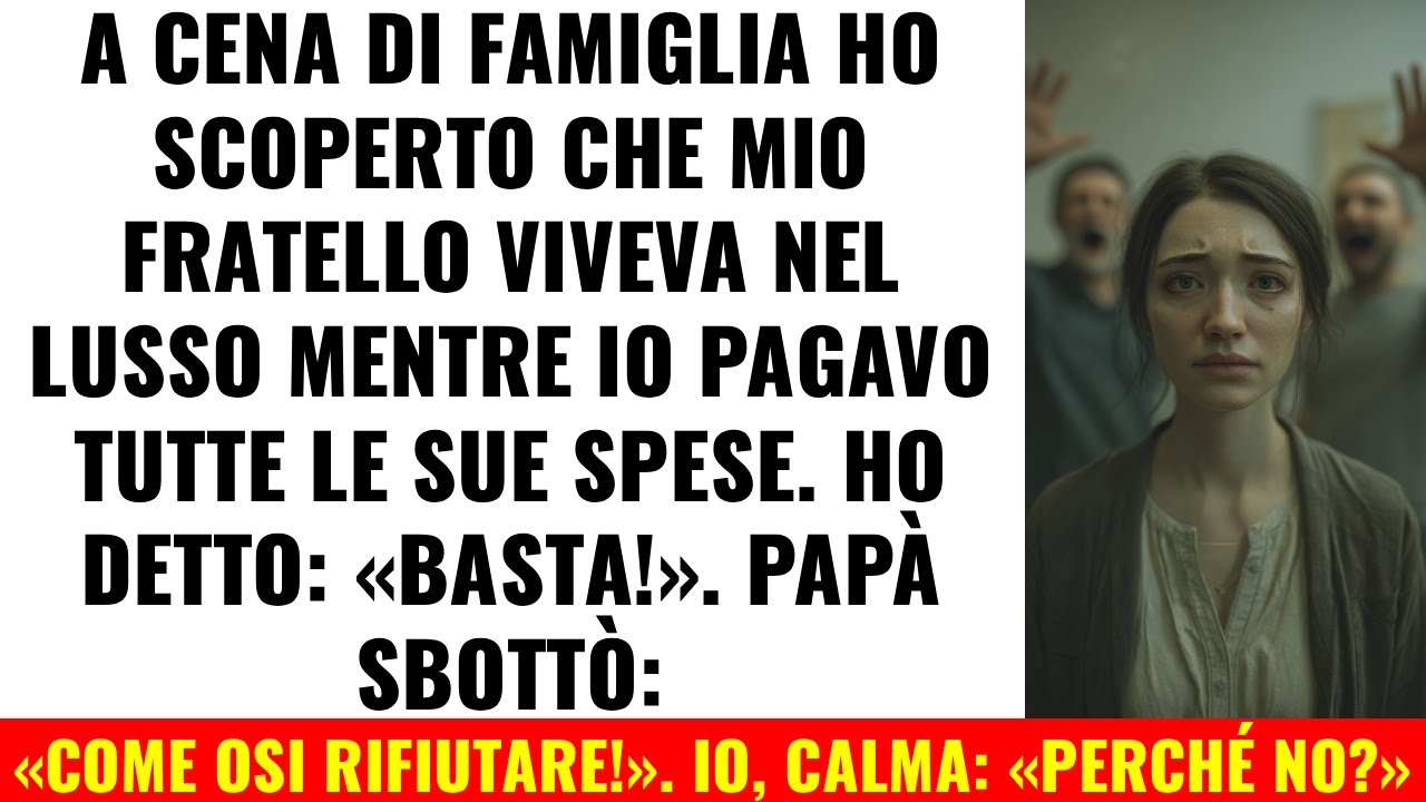 “Mio Fratello Se La Spassava A Mie Spese. Ho Detto ‘Basta’ — E Mio Padre È Esploso”