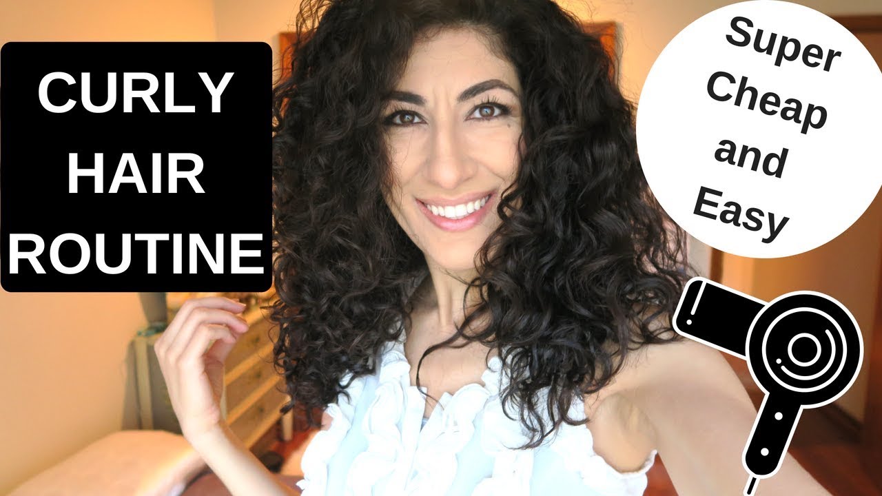 ONE PRODUCT Curly Hair Routine: SUPER EASY!!! - YouTube