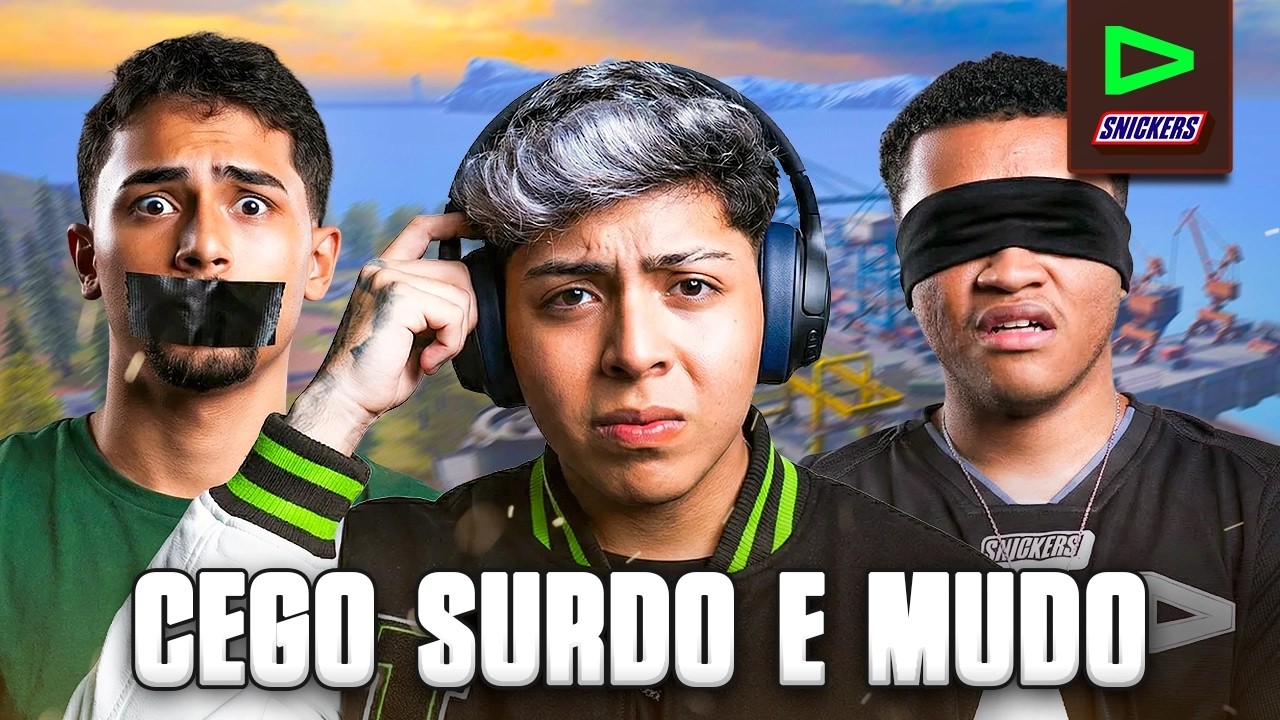 LOUD SNICKERS: DESAFIO CEGO, SURDO E MUDO NA RANKEADA