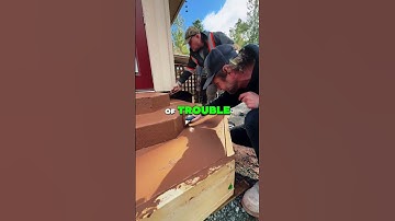 Stripping form and prepping for the finish product #concrete #construction #landscaping