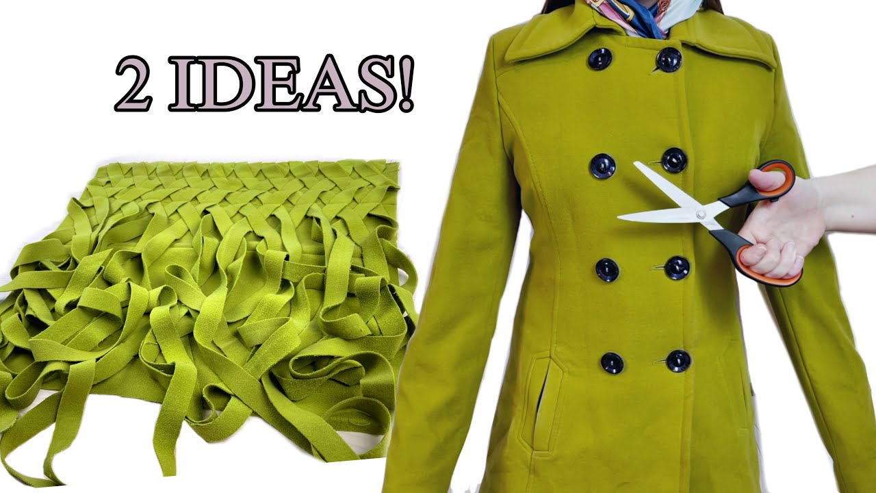 2 потрясающие ИДЕИ из СТАРЫХ ПАЛЬТО! Стильно, уютно и красиво!