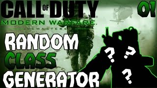 Random Class Generator! 'THE WORST ROLL EVER!' (Call of Duty: Modern Warfare Remastered)