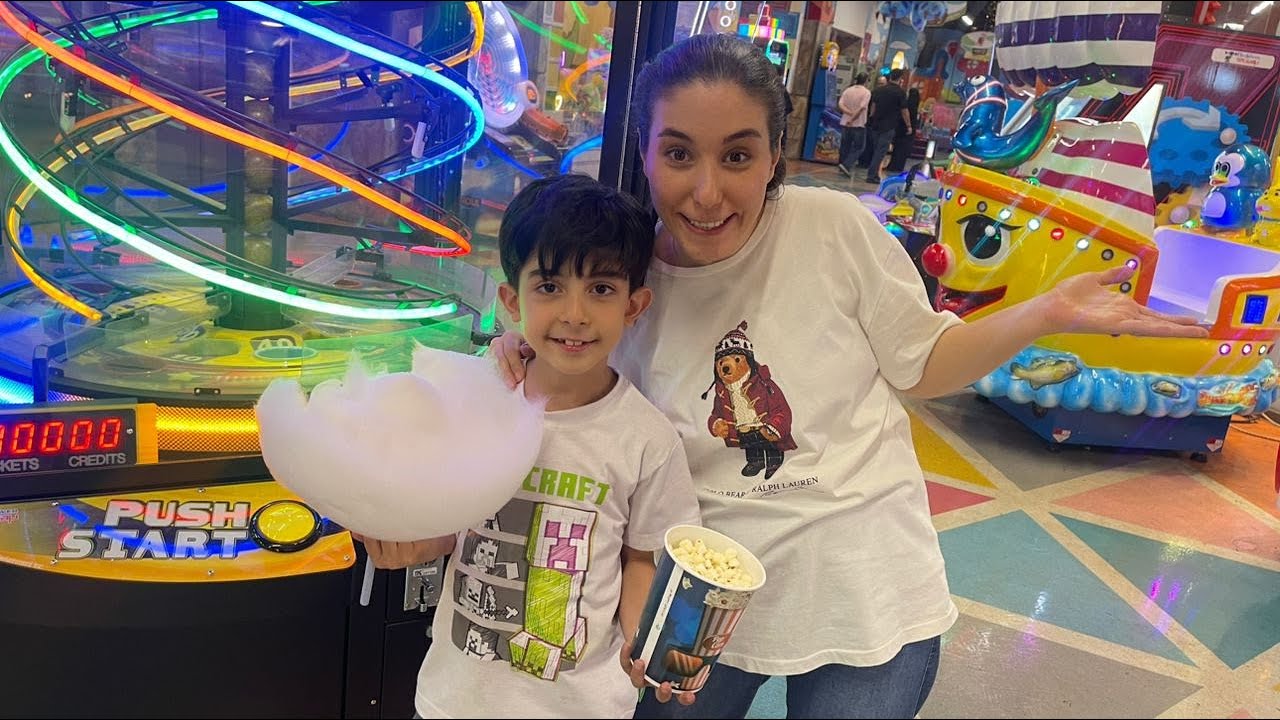 let's go to the arcade and learn English