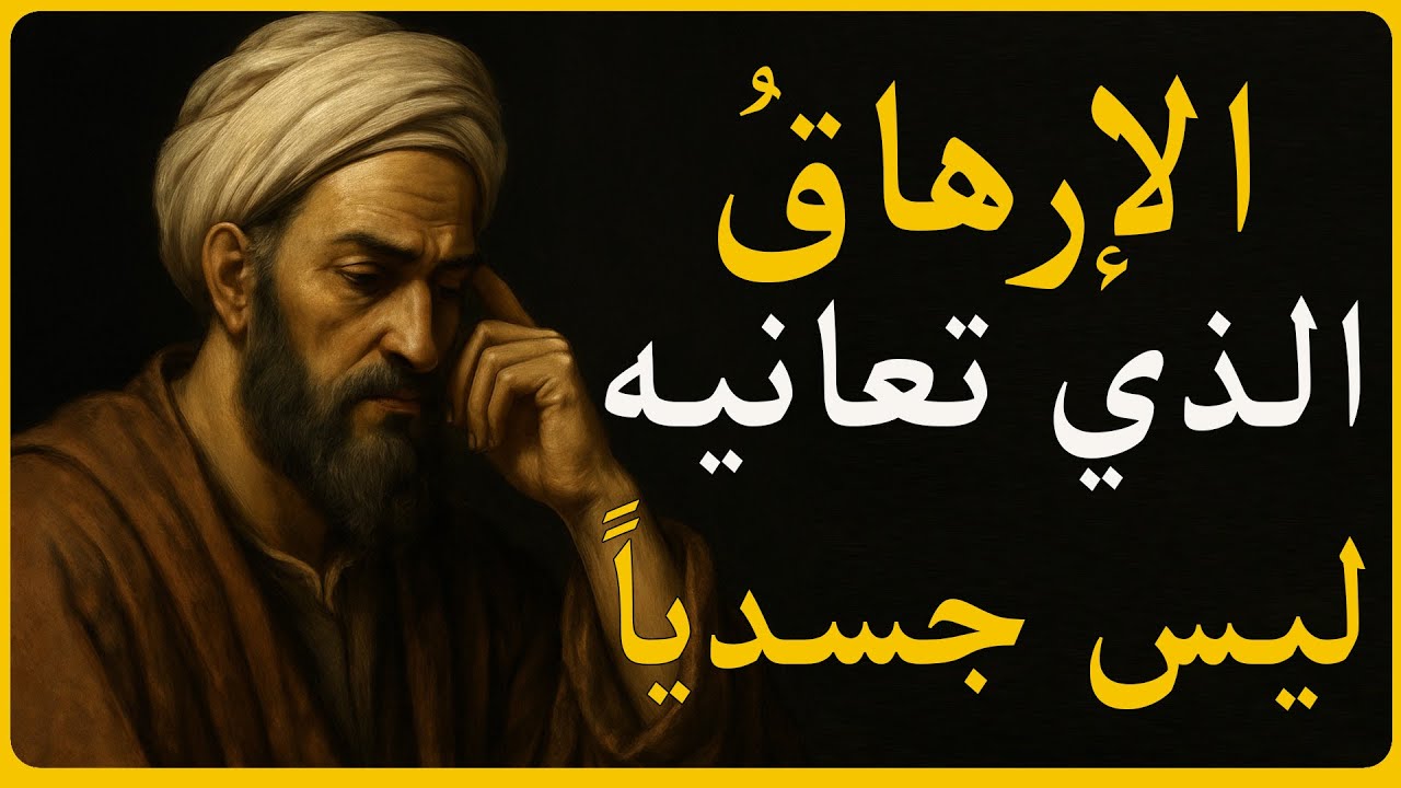 الإرهاقُ الذي تعانيه ليس جسدياً — ابن سينا يكشفُ مصدرَه الحقيقيَّ!