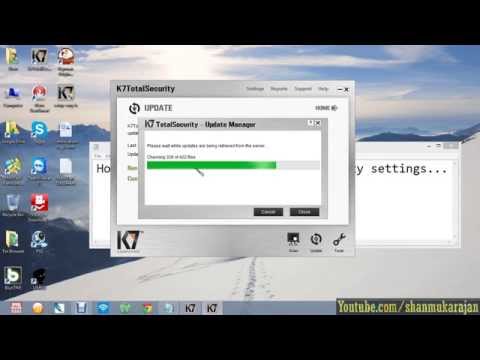 How to update K7 Antivirus using Proxy settings
