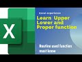 Use of Proper,Lower & upper function.