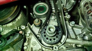 2007 Hyundai Accent 1.6L AT - Timing belt, water pump, accessory belts