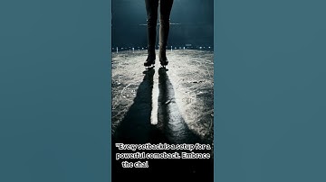 Turn Setbacks into Comebacks: Embrace Challenges for Greatness | #shorts #motivation #inspiration