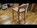 Sculpted armless bar stools pt 78 assembly and glue up