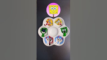 Incredibox Sprunki Normal Vs Horror Color Mixing #sprunki #colormixing #satisfying