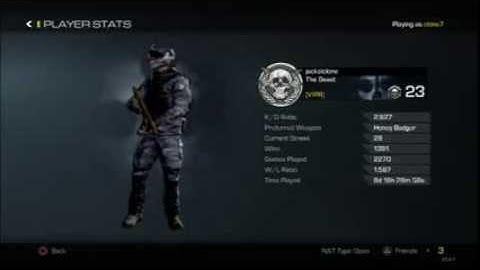 Cod Ghost My Stats