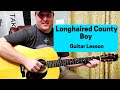 How to Play Long Haired Country Boy | Charlie Daniels Band Guitar Lesson / Tutorial with Riff