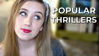 READING MY LIBRARY’S TOP THRILLERS | Trying Gillian Flynn, John Grisham and more