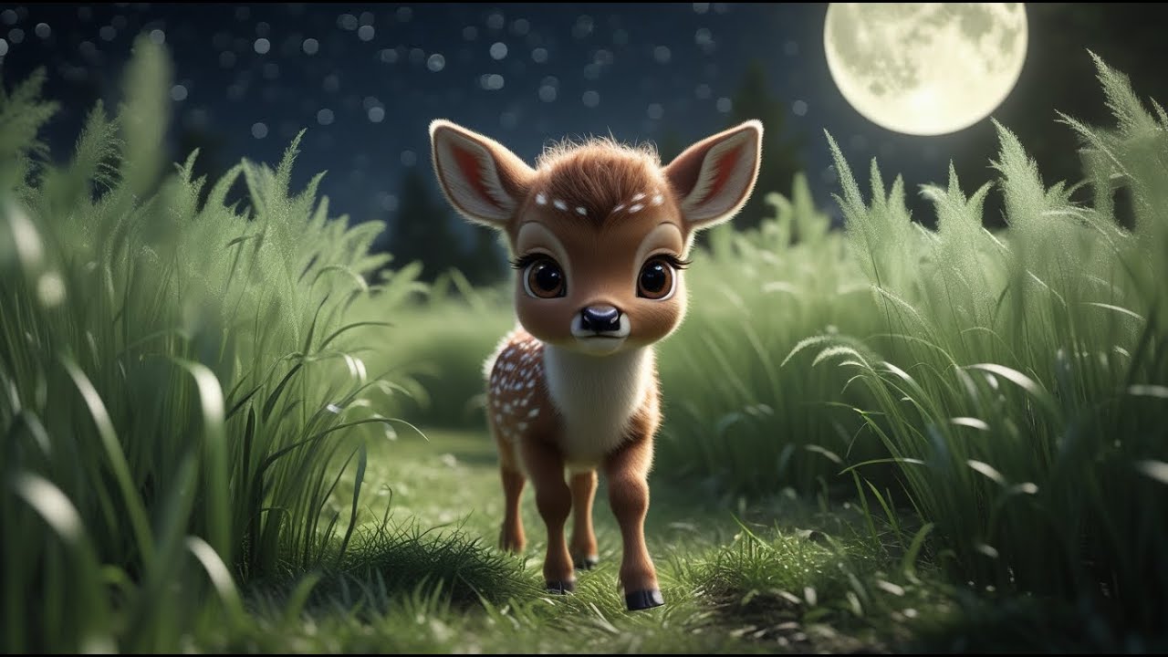 🦌🌌 Deer Starry Night | Magical 3D Kids Story & Nursery Rhyme ✨🌙