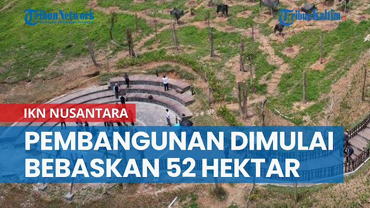 Pembangunan IKN Nusantara Dimulai, Tahap Pertama Perlu Bebaskan Lahan 52 Hektare